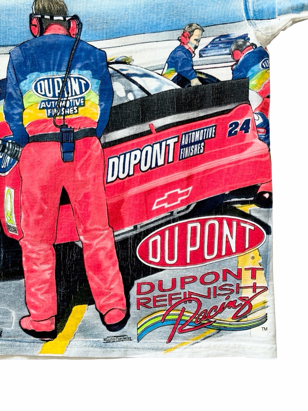 Vintage 1997 Jeff Gordon DuPont NASCAR All Over Print T-Shirt - Picture 5 of 6